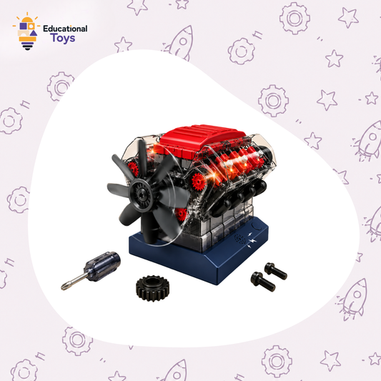 V8 Engine Model Building Kit