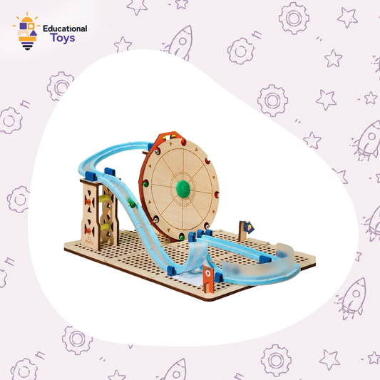 Marble Roller Coaster Building Kit