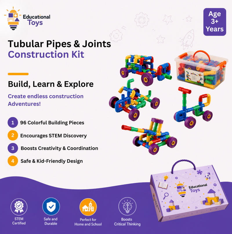 Tubular Pipes & Joints Construction Kit