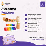 Wooden Montessori 3-in-1 Toddler Set