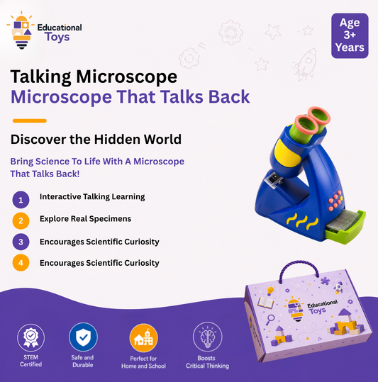 Talking Microscope for Young Scientists