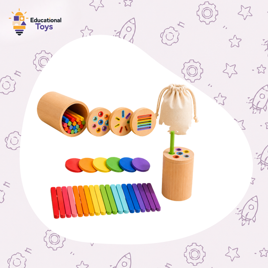 Wooden Montessori 3-in-1 Toddler Set