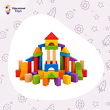 Wood Building Blocks Set