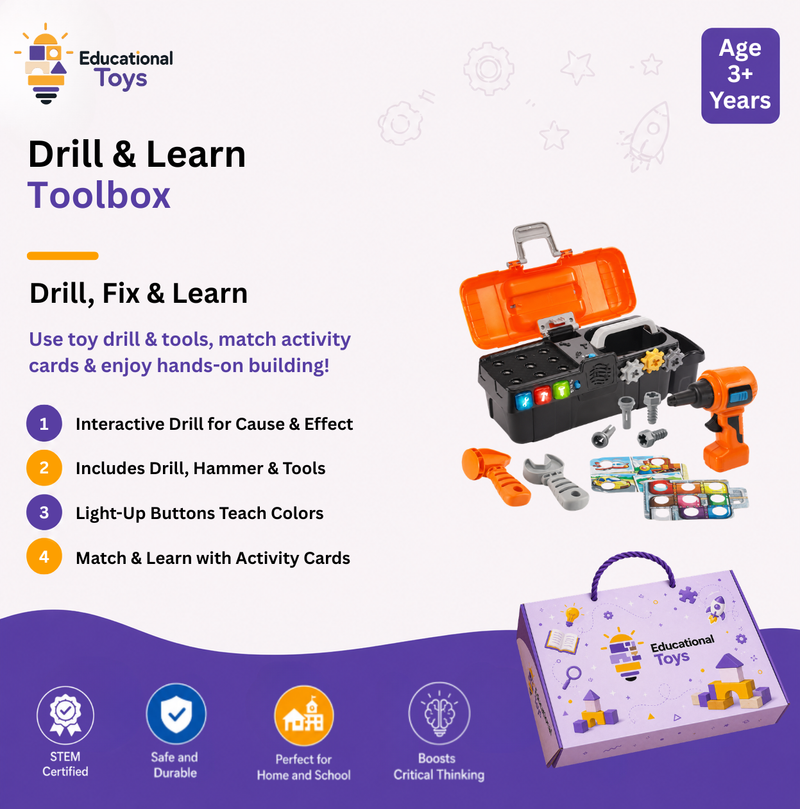 Drill & Learn Toddler Toolbox