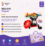 Kids BBQ Grill Pretend Play Set