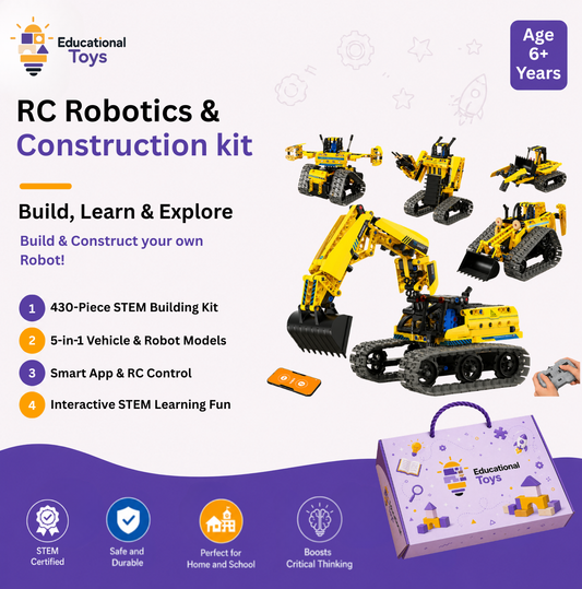 5 in 1 RC Robotics & Construction Kit