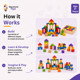 Wood Building Blocks Set