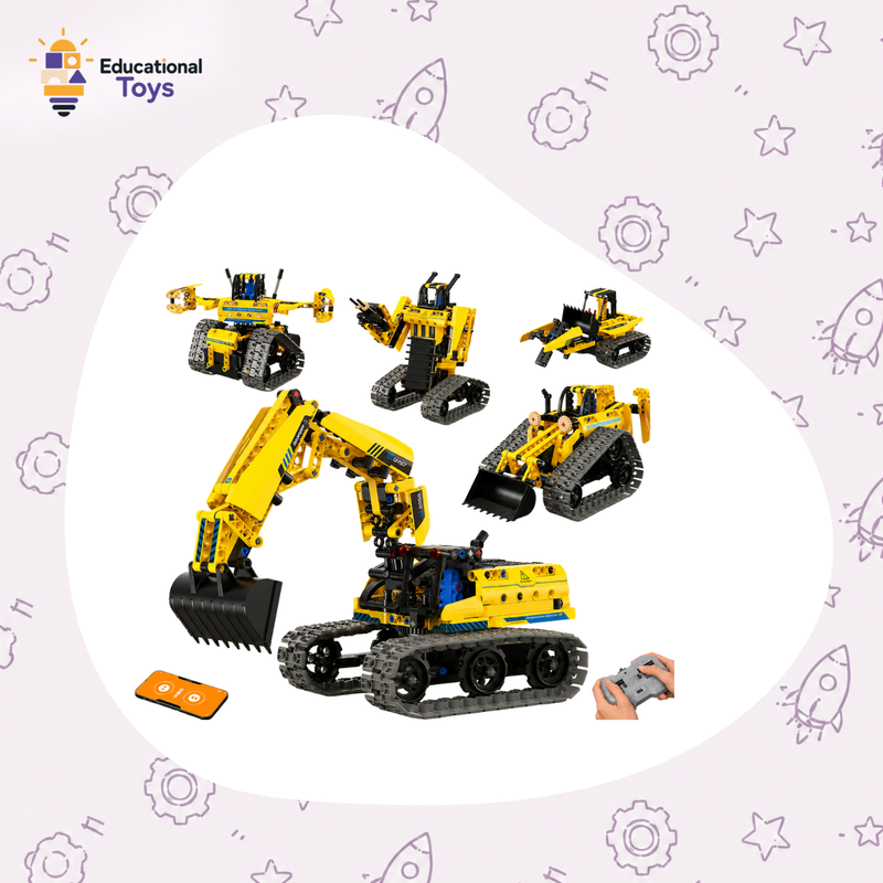 5 in 1 RC Robotics & Construction Kit
