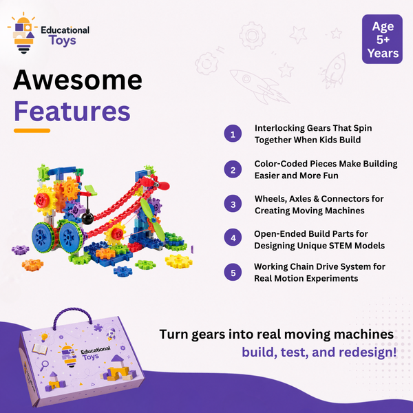 Gears in Motion Toddler STEM Set