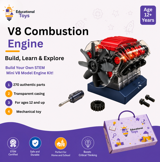 V8 Engine Model Building Kit