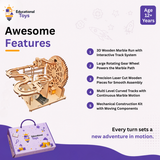 Wooden Marble Run STEM Kit