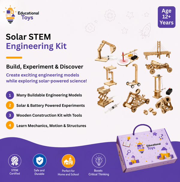 Wooden Marble Run STEM Kit