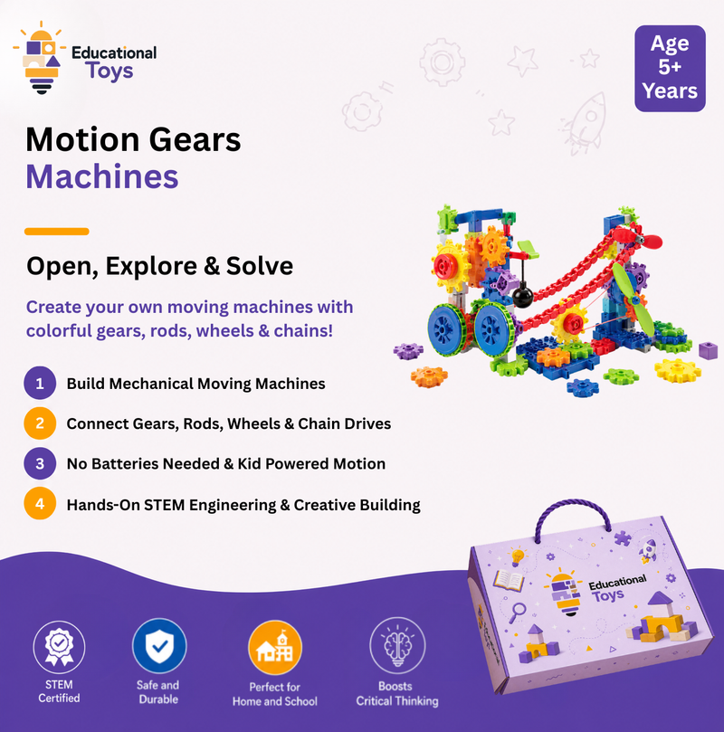 Gears in Motion Toddler STEM Set