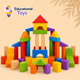 Wood Building Blocks Set
