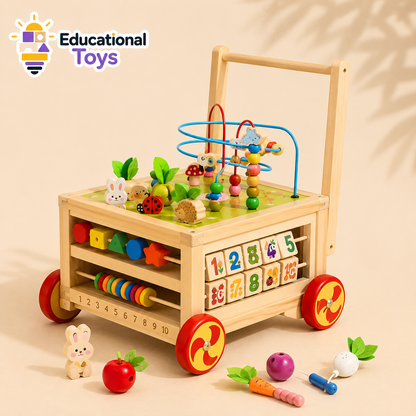 7 in 1 Wooden Activity Cube