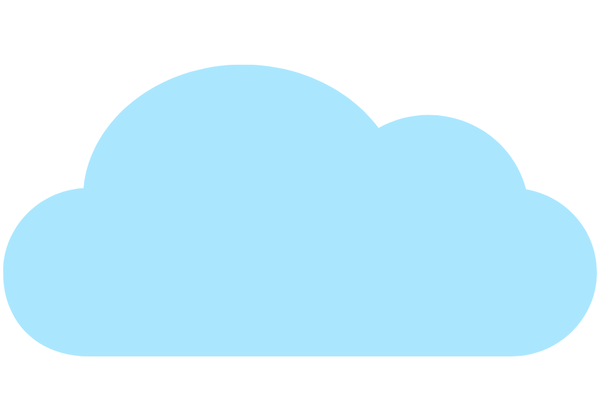 Cloud decoration left