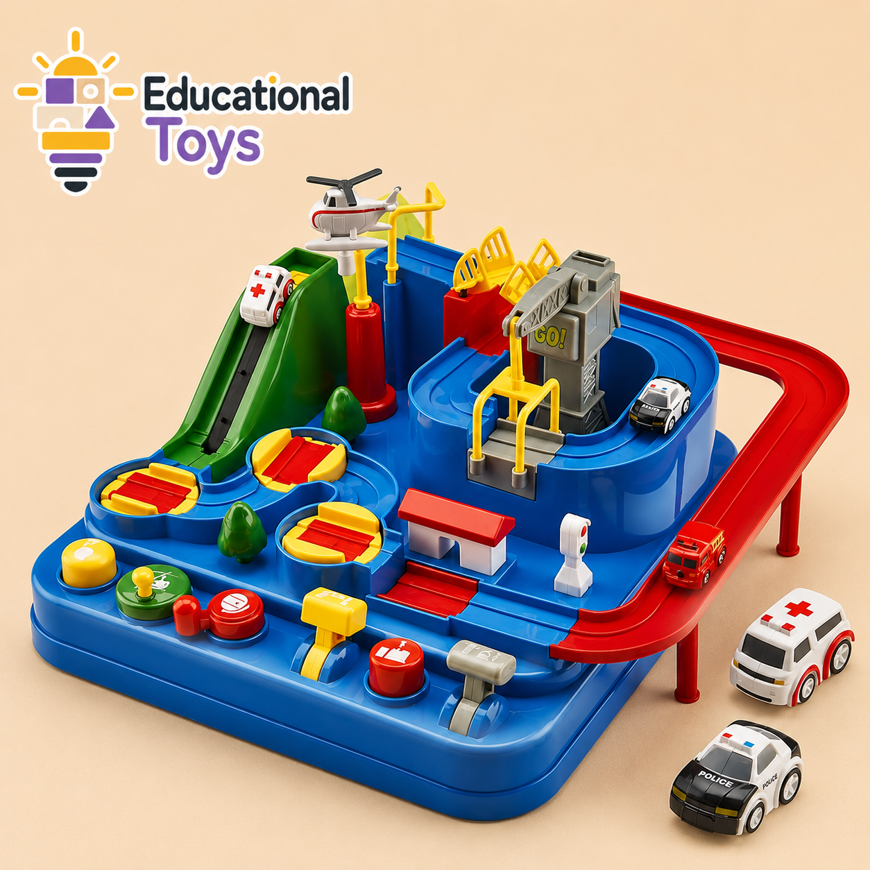 Race Track Rescue Playset