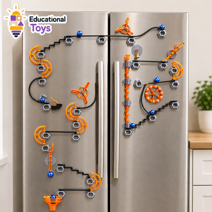 Magnetic Marble Run Building Set