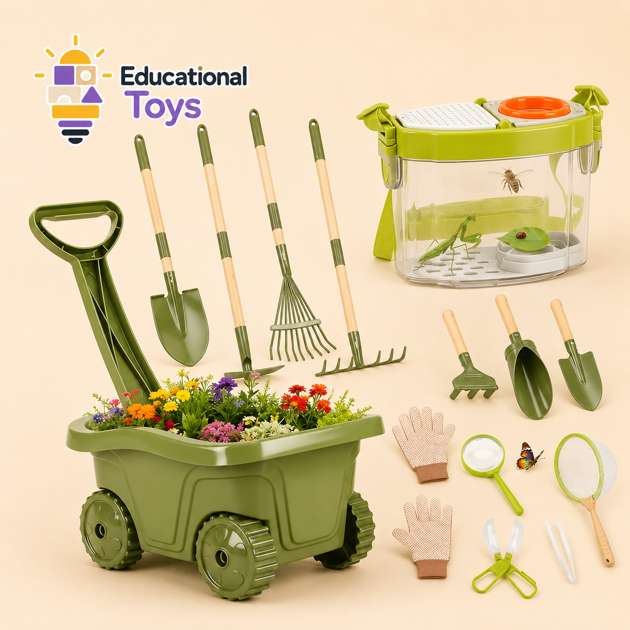 Kids Gardening & Bug Catcher Kit